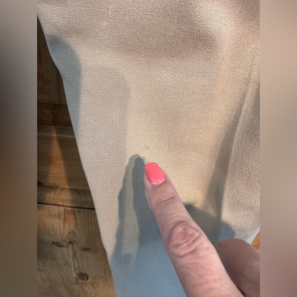 Ralph Lauren Khaki Dress Trousers/Capris. Nice Cuffs & Snaps. Classic! Size 12 - Picture 6 of 8